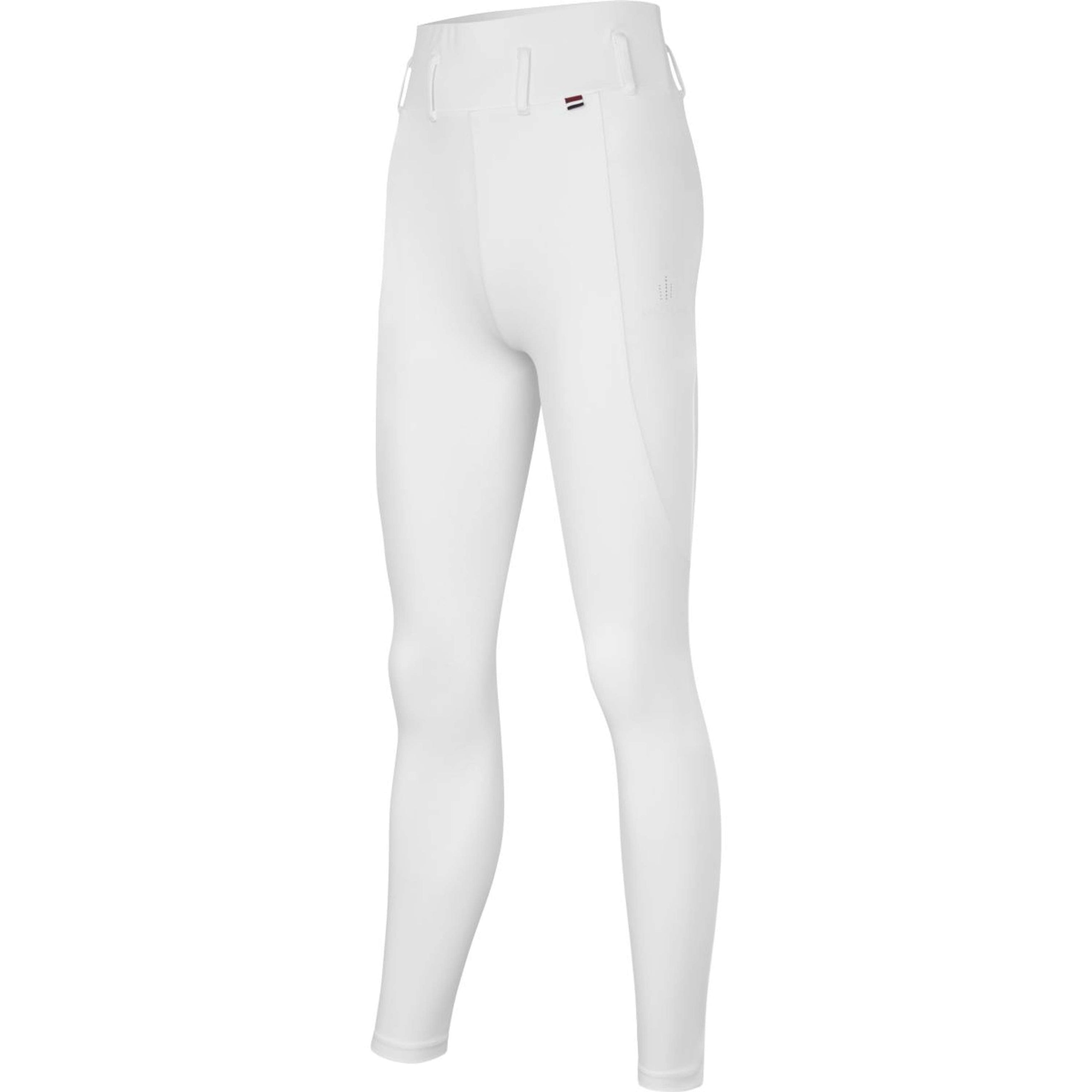 Kingsland Leggings da Equitazione KLAmina F-Tec6 Pieno Grip Donne Bianco