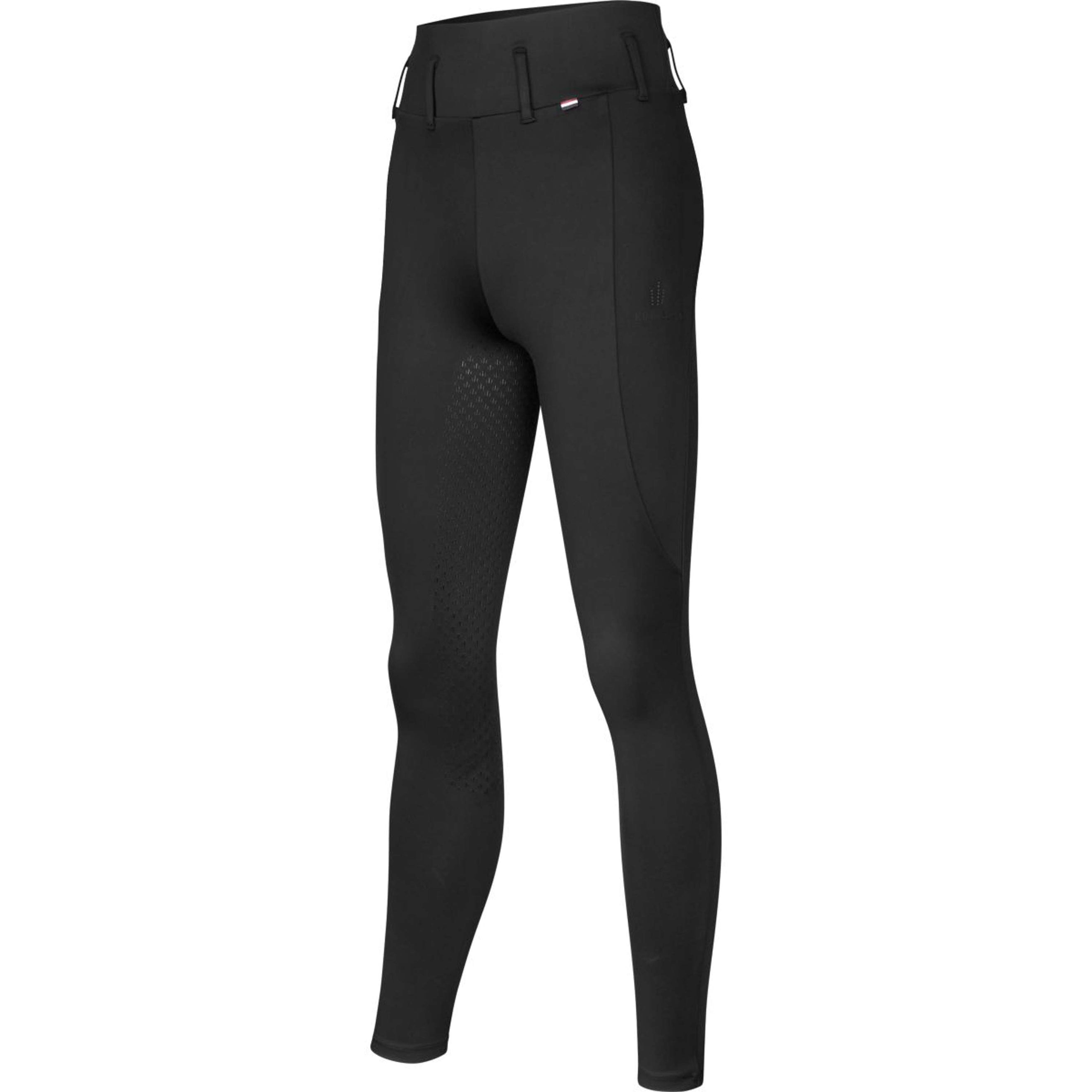 Kingsland Leggings da Equitazione KLAmina F-Tec6 Pieno Grip Donne Nero
