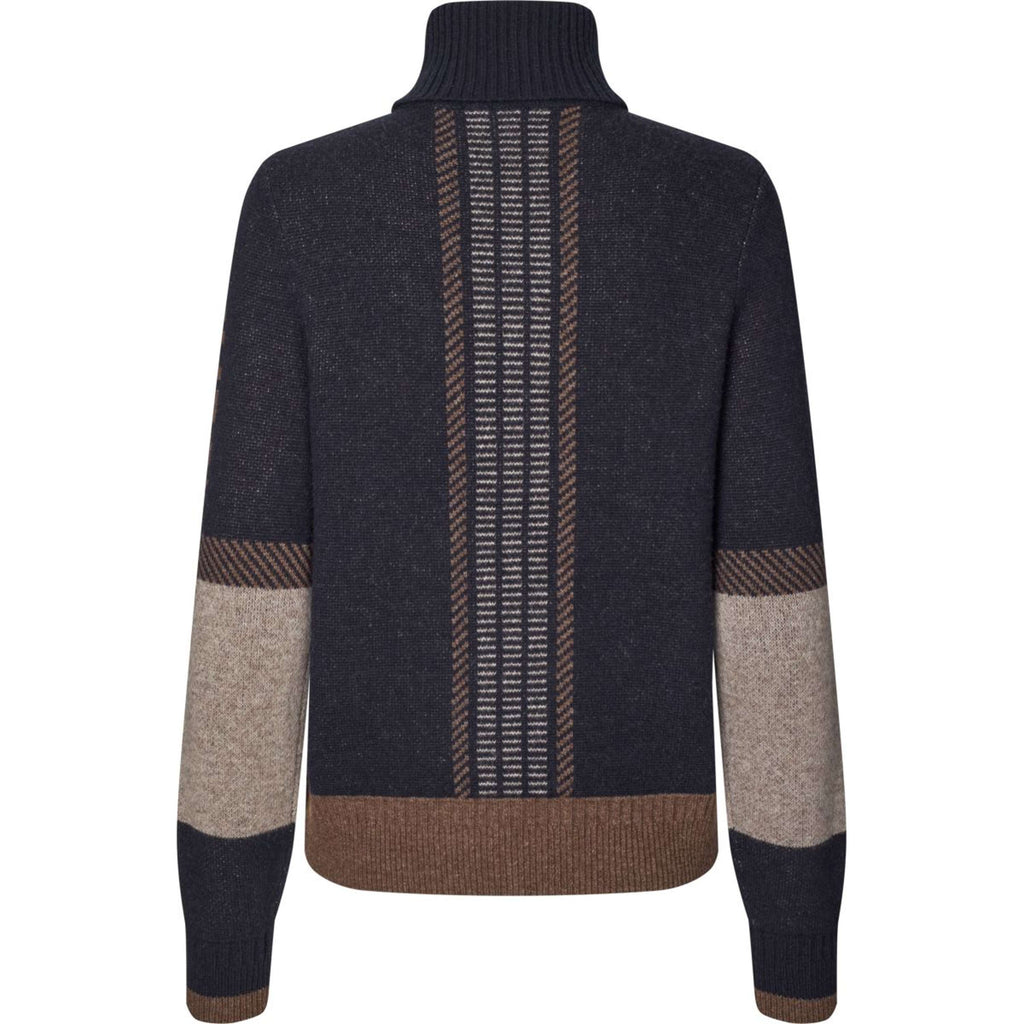 Kingsland Maglione a Collo Alto KLArin Donne Navy