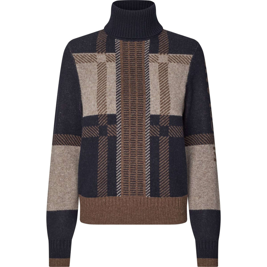 Kingsland Maglione a Collo Alto KLArin Donne Navy
