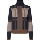 Kingsland Maglione a Collo Alto KLArin Donne Navy