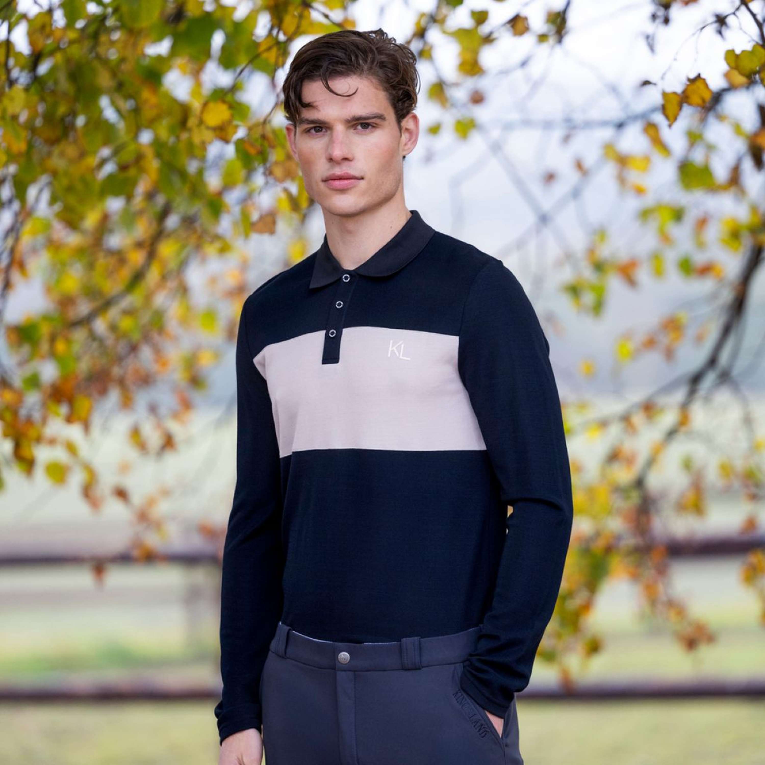 Kingsland Poloshirt KLAxel Uomini Nero