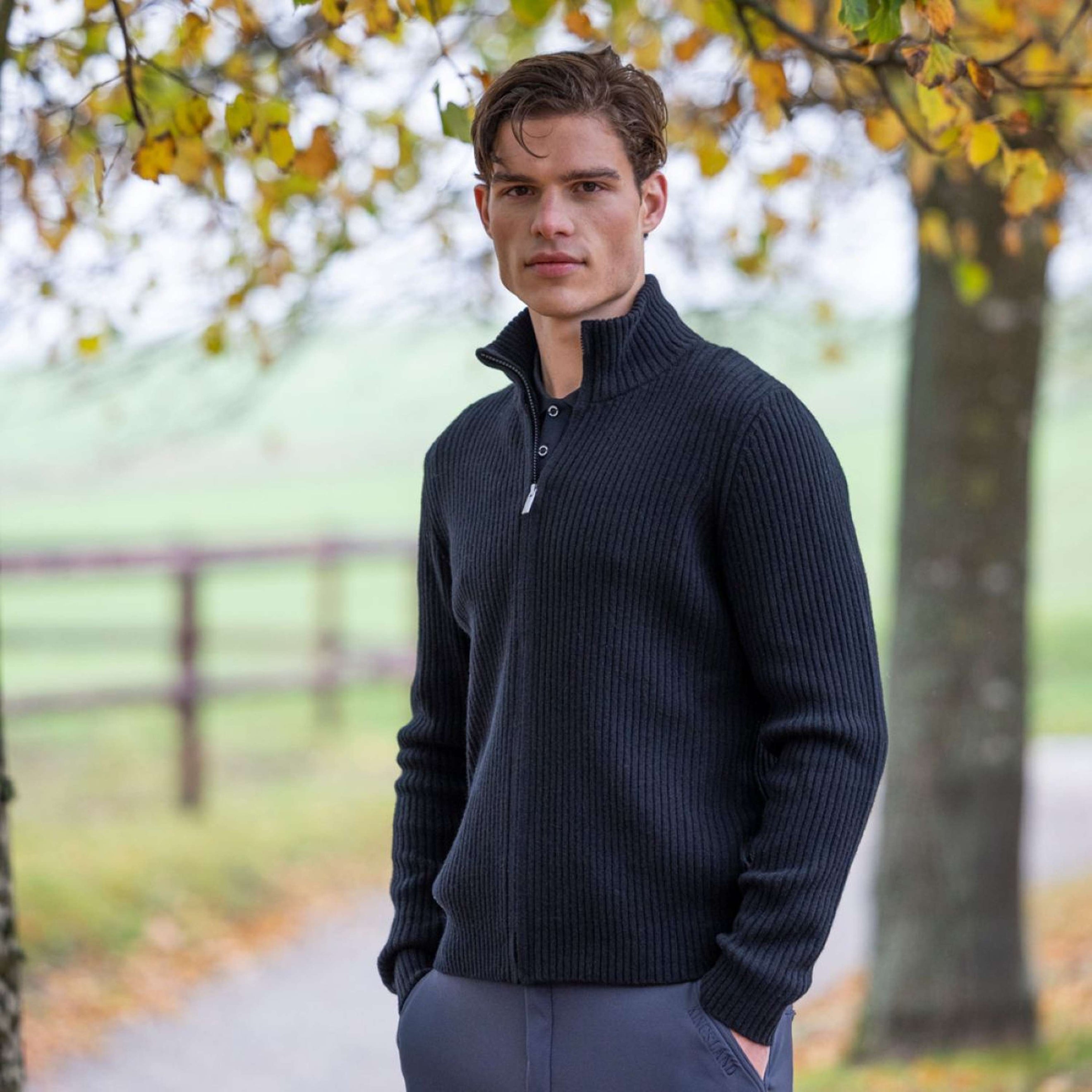 Kingsland Felpa con cappuccio e zip KLAndre Uomini Nero