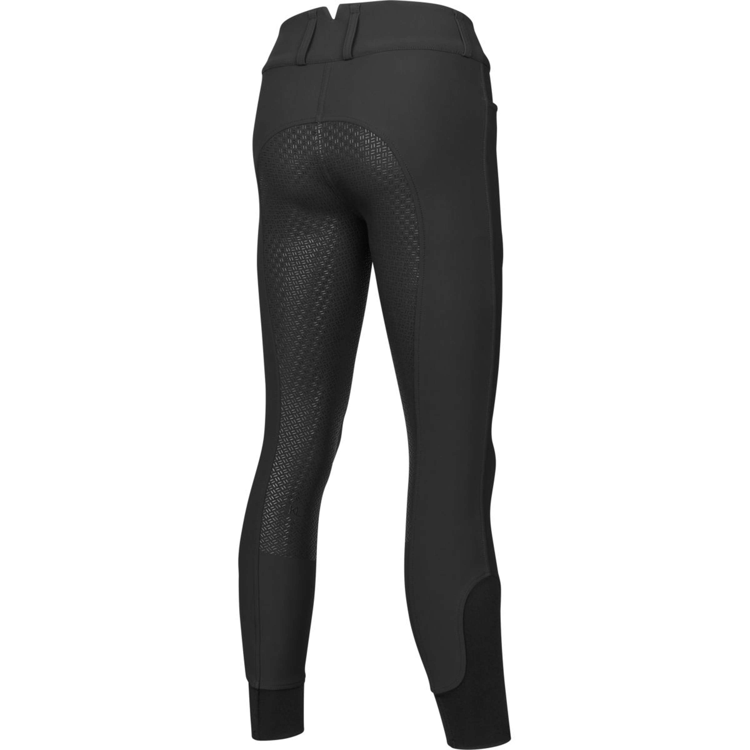 Kingsland Pantaloni da Equitazione KLKarla Idrorepellente Full Grip Nero
