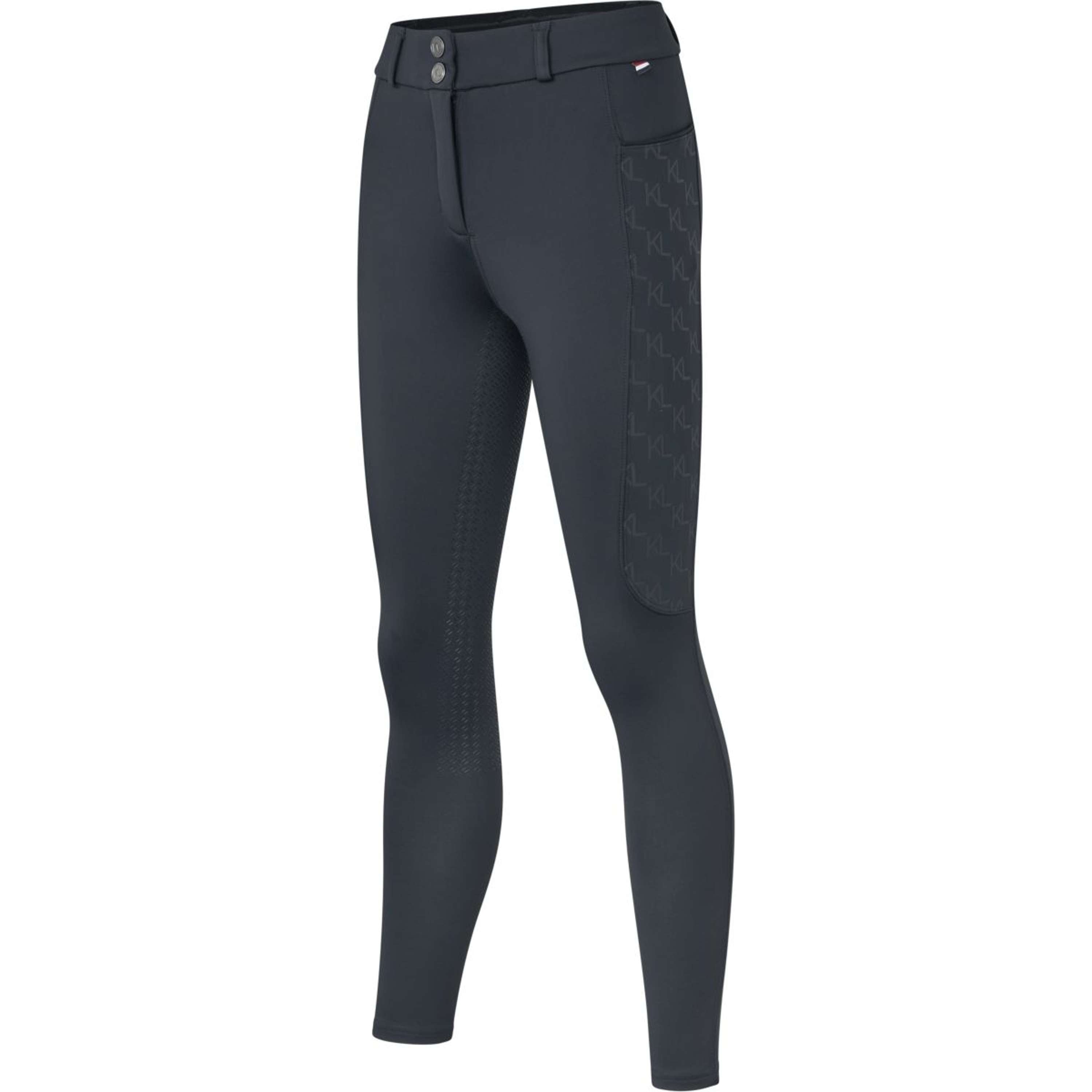 Kingsland Pantaloni da Equitazione KLKornelia Pieno Grip Donne Navy