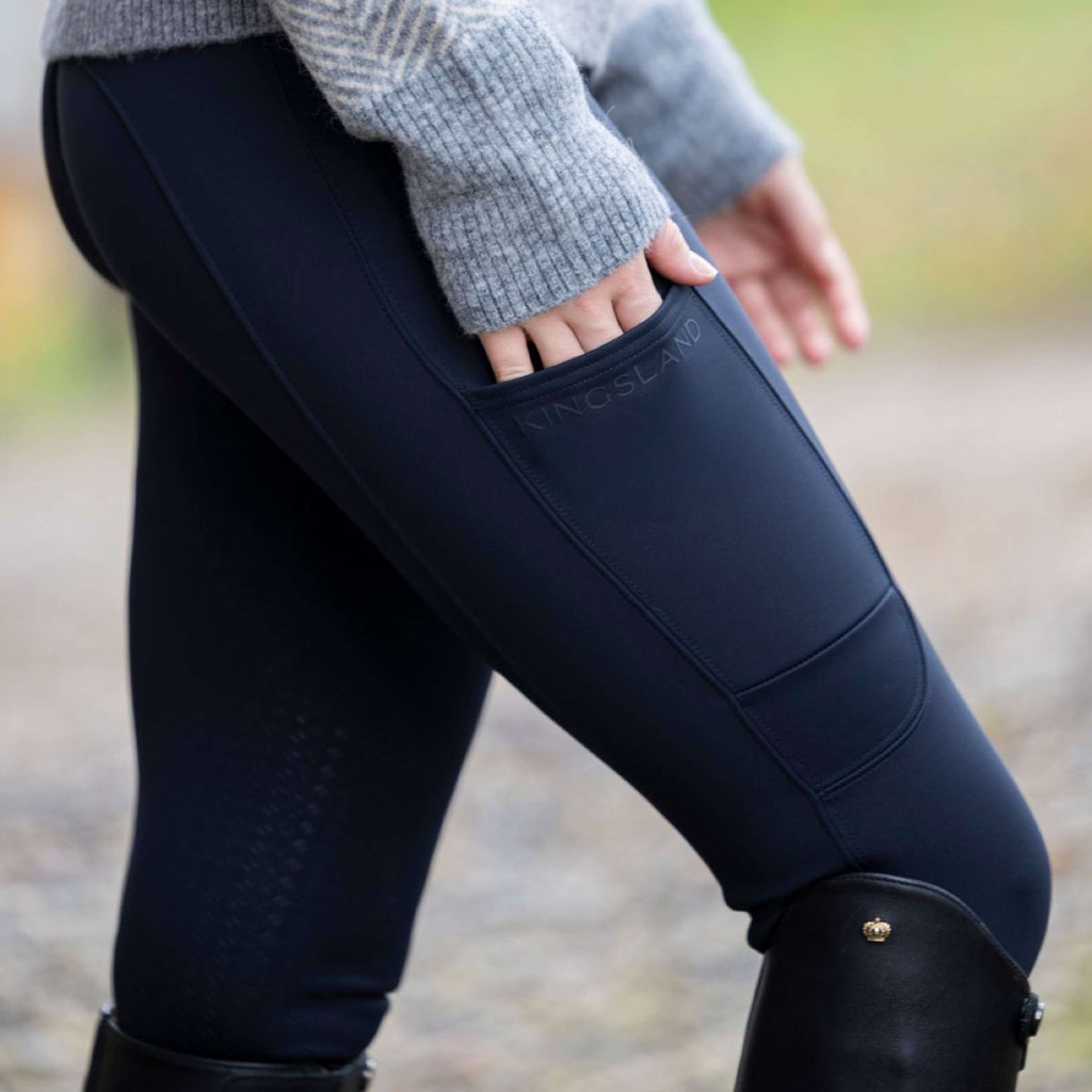 Kingsland Pantaloni da Equitazione KLKornelia Presa al ginocchio Donne Navy