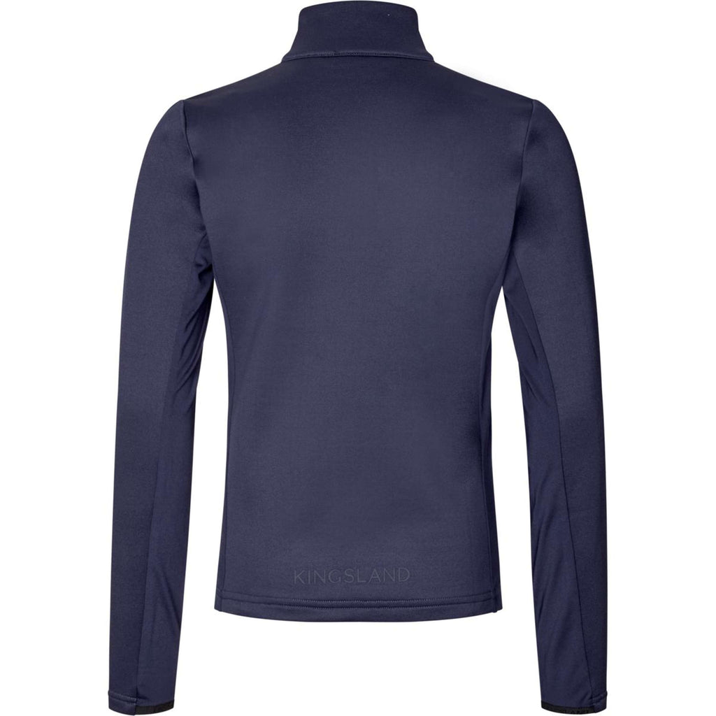 Kingsland Felpa con cappuccio e zip KLAlba Bambini Evening Blue