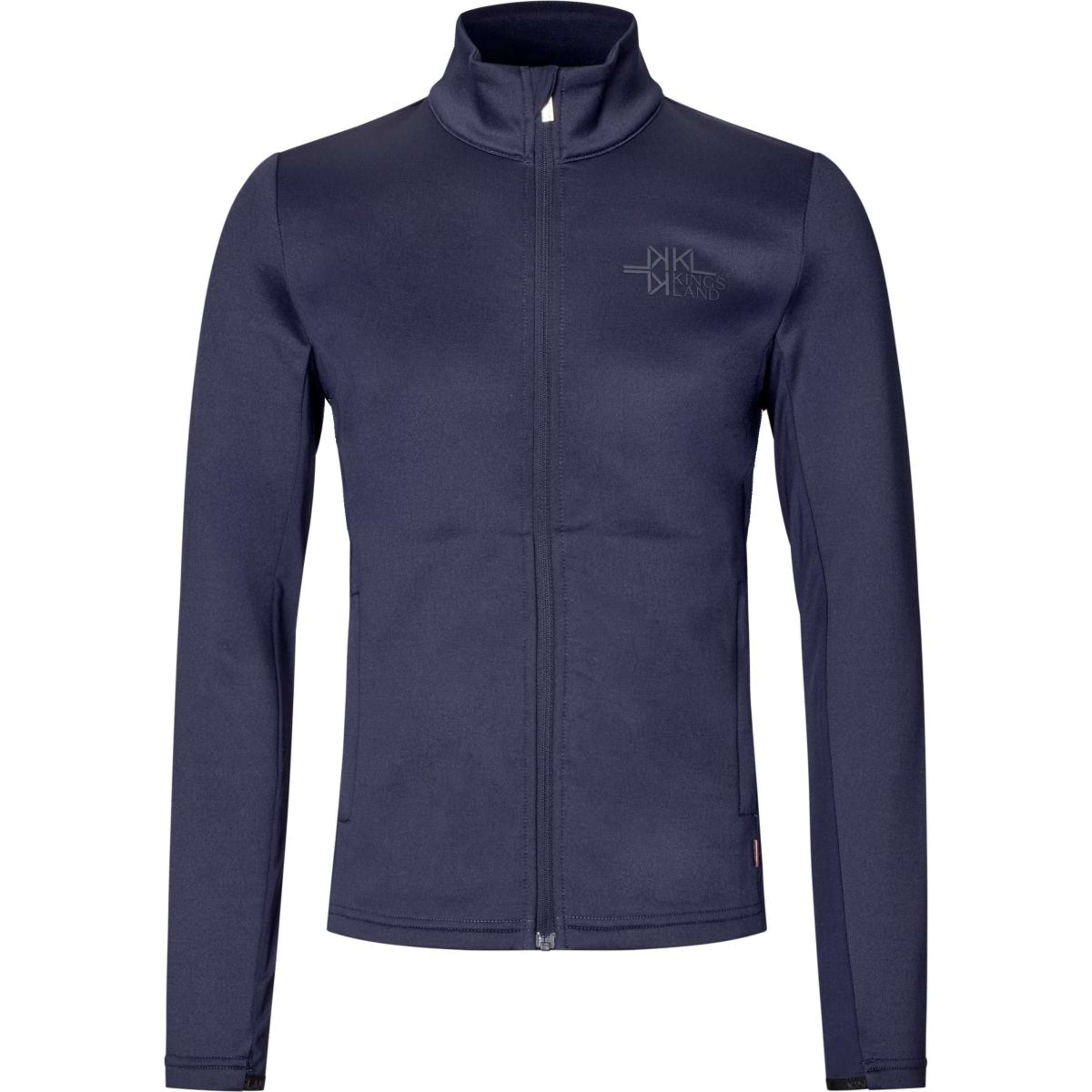 Kingsland Felpa con cappuccio e zip KLAlba Bambini Evening Blue