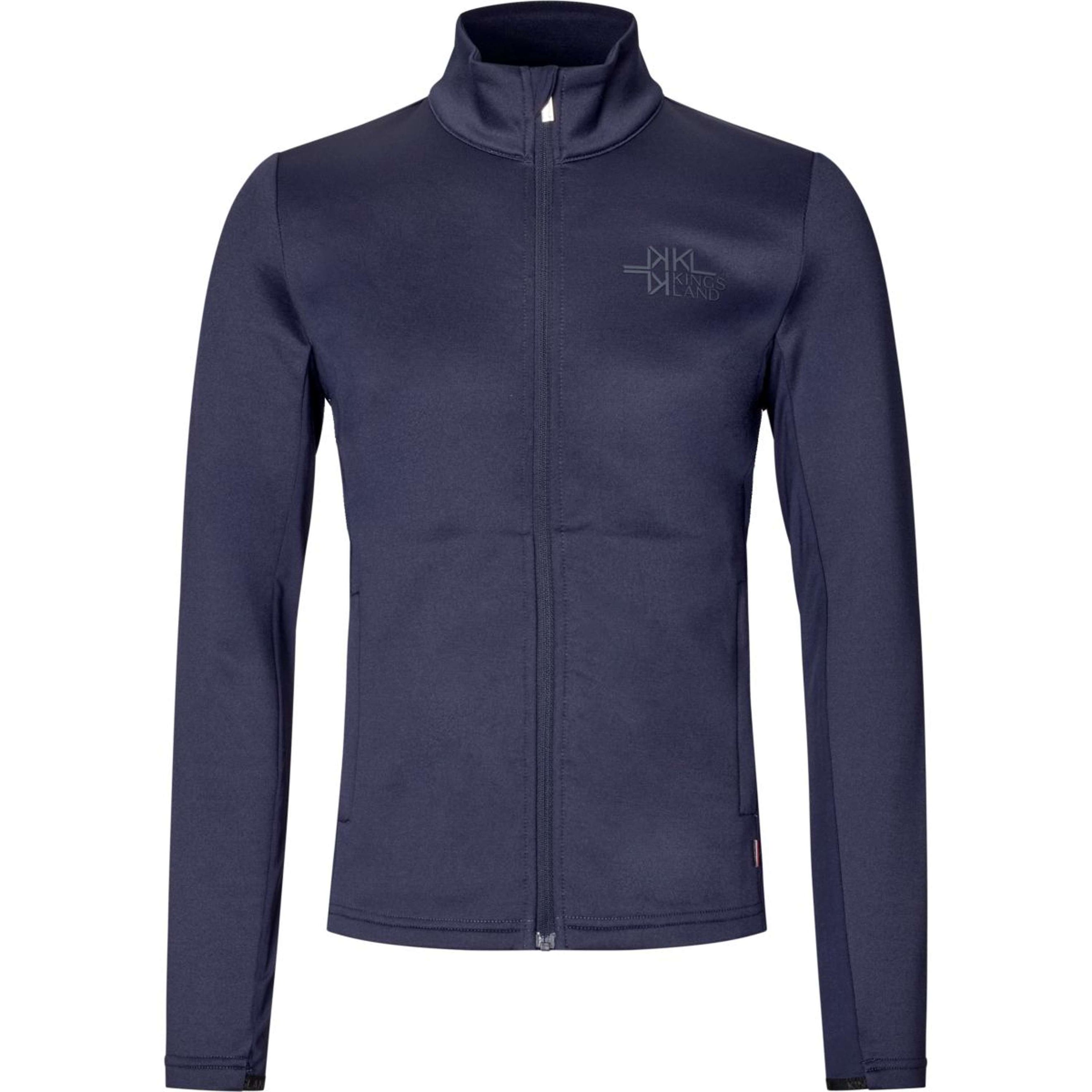 Kingsland Felpa con cappuccio e zip KLAlba Bambini Evening Blue