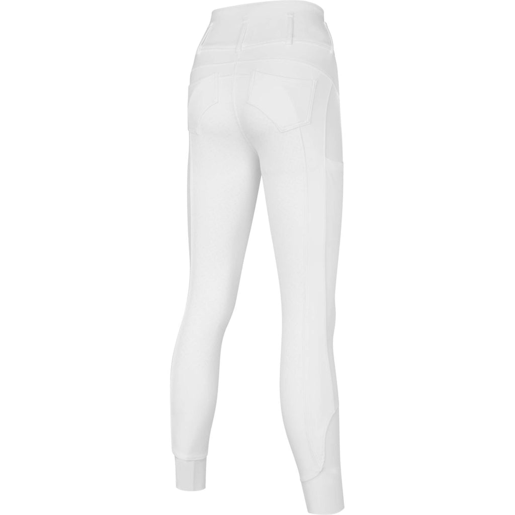 Kingsland Pantaloni da Equitazione Khloe Full Grip Bianco