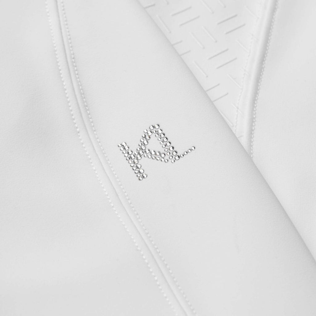 Kingsland Pantaloni da Equitazione Khloe Full Grip Bianco