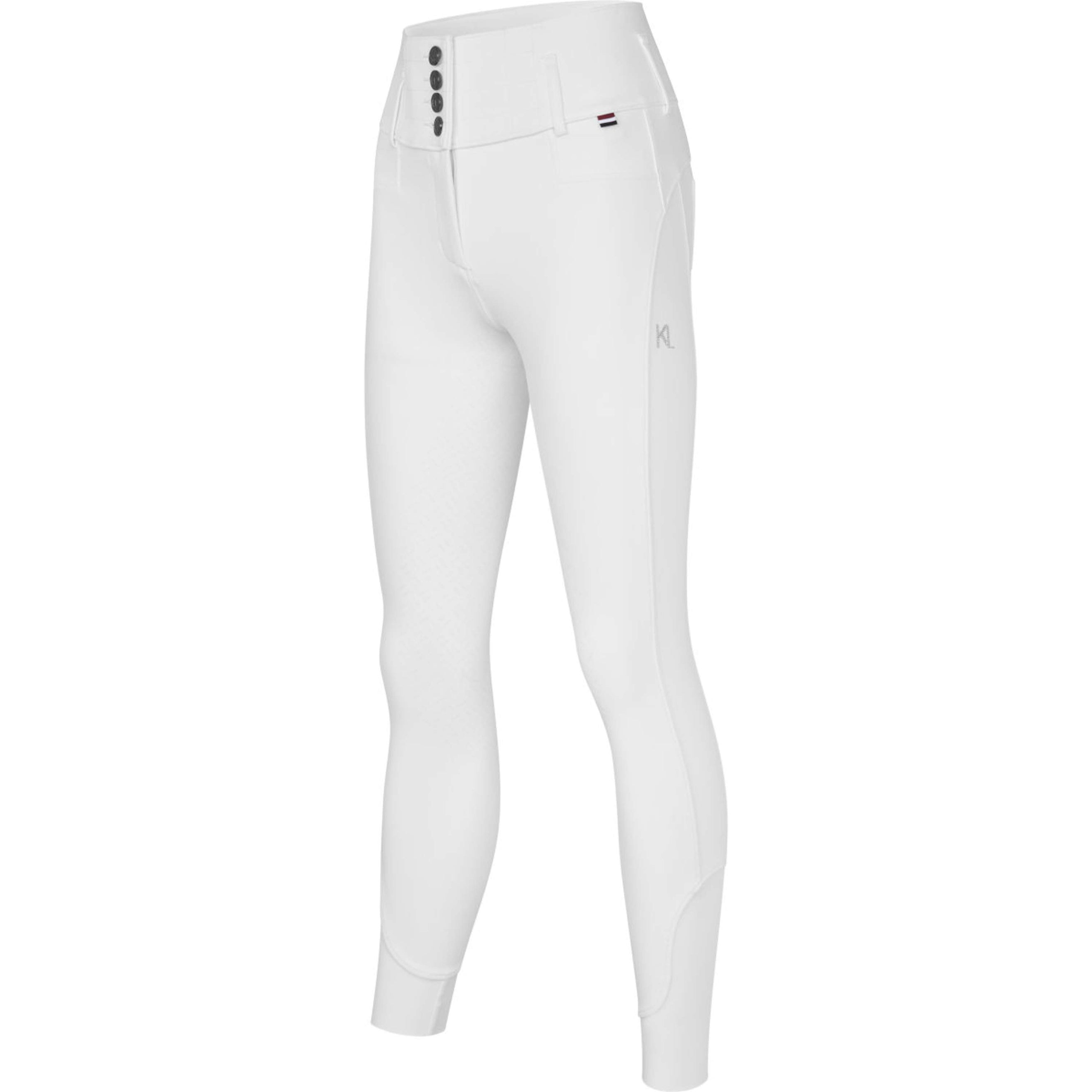 Kingsland Pantaloni da Equitazione Khloe Full Grip Bianco Kingsland Pantaloni da Equitazione Khloe Full Grip Bianco