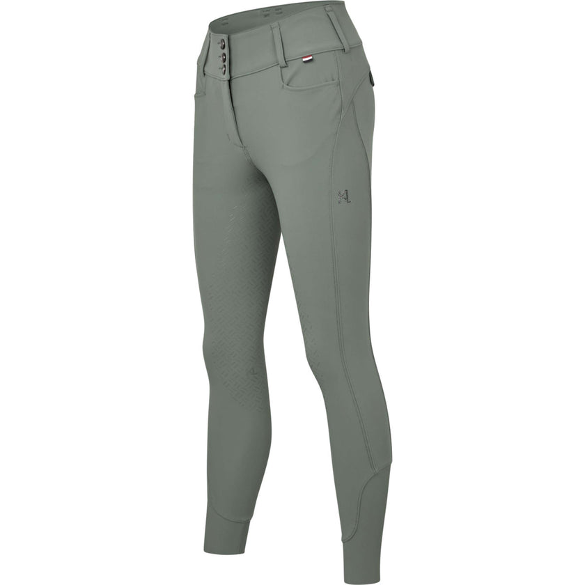 Kingsland Pantaloni da Equitazione KLKimi Full Grip Green Agave Kingsland Pantaloni da Equitazione KLKimi Full Grip Green Agave