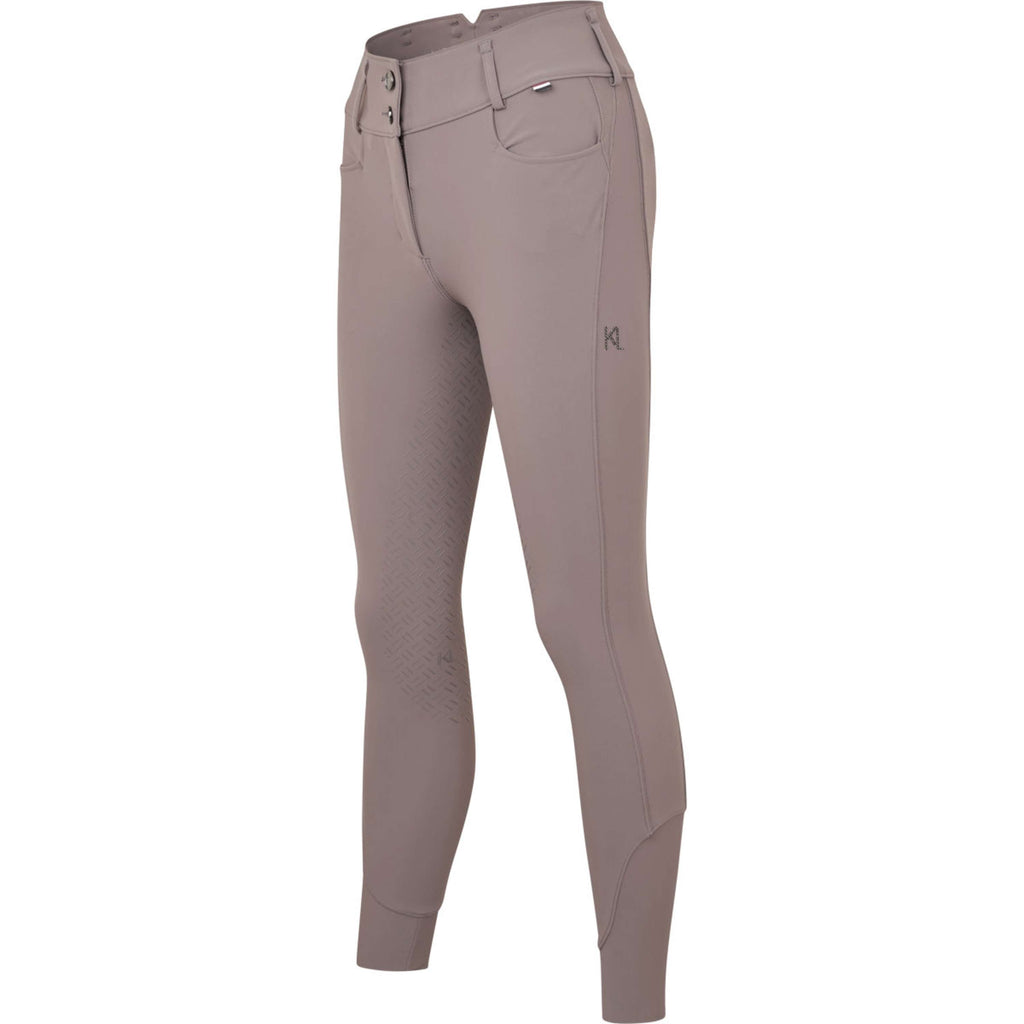 Kingsland Pantaloni da Equitazione KLKira Full Grip Brown Iron
