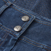 Kingsland Pantaloni da Equitazione KLKayce Denim Full Grip Navy
