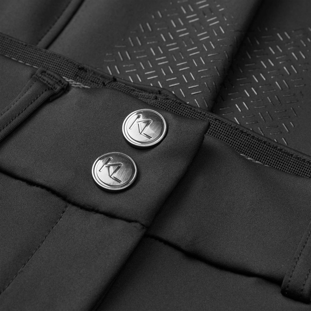 Kingsland Pantaloni da Equitazione KLKaya Presa del ginocchio Nero
