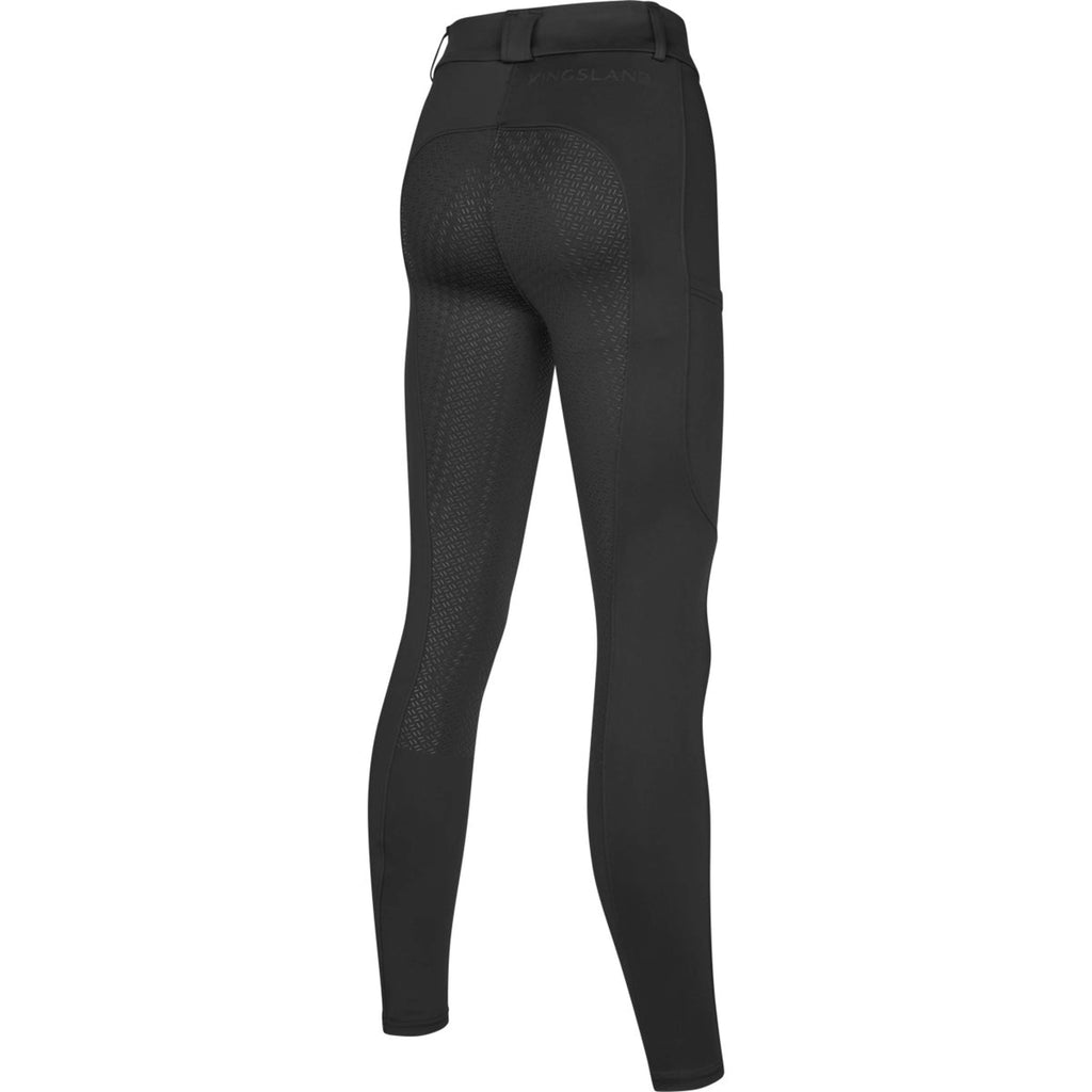Kingsland Pantaloni da Equitazione KLKaya Full Grip Nero