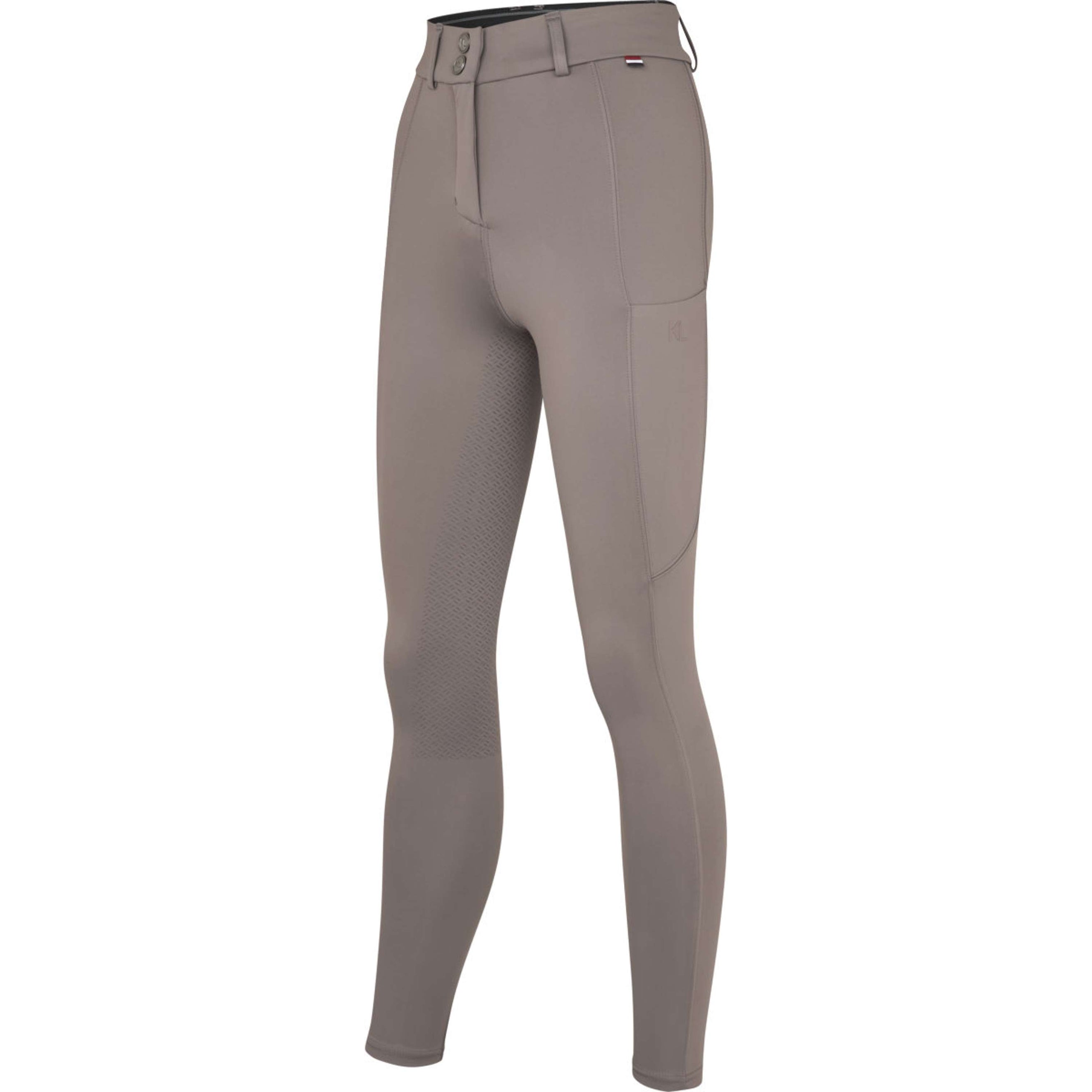 Kingsland Pantaloni da Equitazione KLKaya Full Grip Brown Iron Kingsland Pantaloni da Equitazione KLKaya Full Grip Brown Iron
