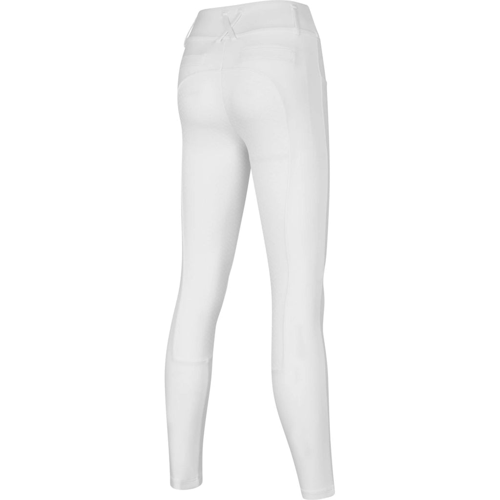 Kingsland Leggings da Equitazione KLKristin Full Grip Bianco
