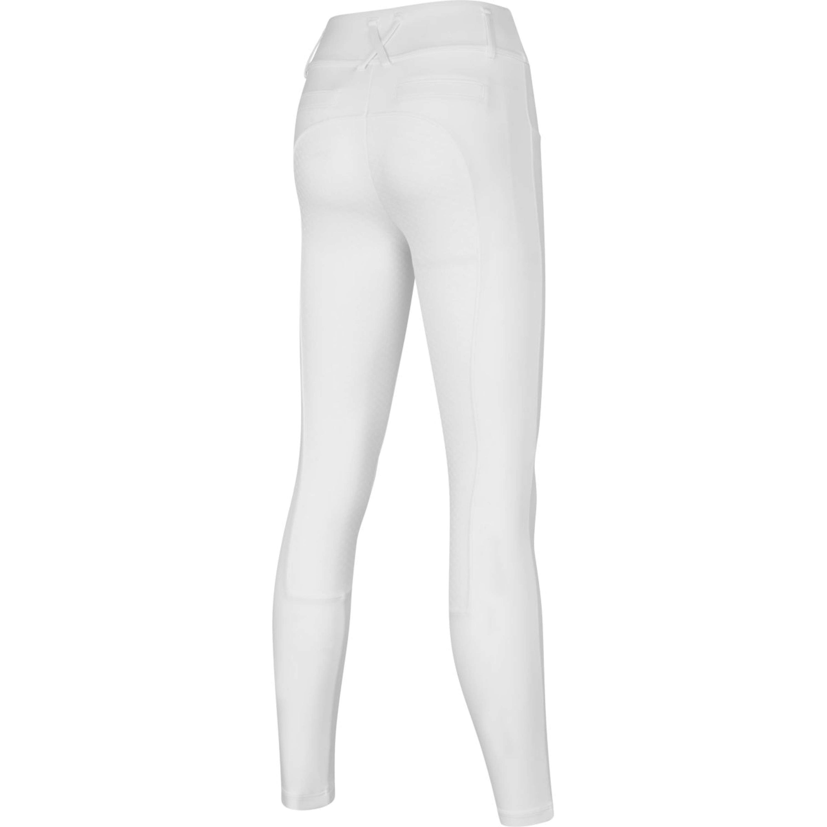 Kingsland Leggings da Equitazione KLKristin Full Grip Bianco