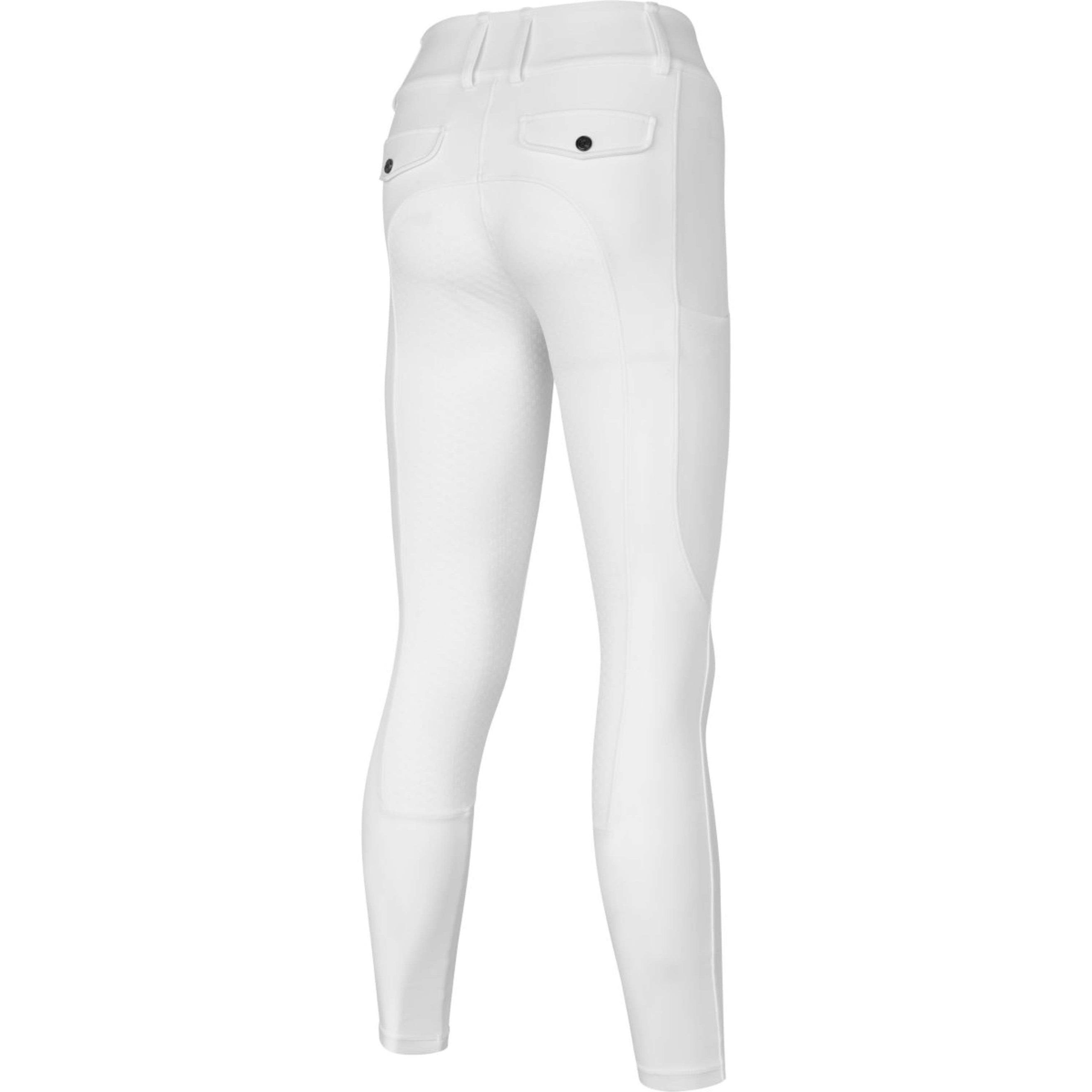 Kingsland Pantaloni da Equitazione KLKatty Full Grip Bianco