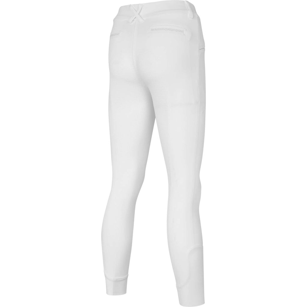 Kingsland Pantaloni da Equitazione KLKerry Seamless Full Grip Bianco