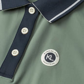 Kingsland Poloshirt KLLaura Senza Maniche Green Agave