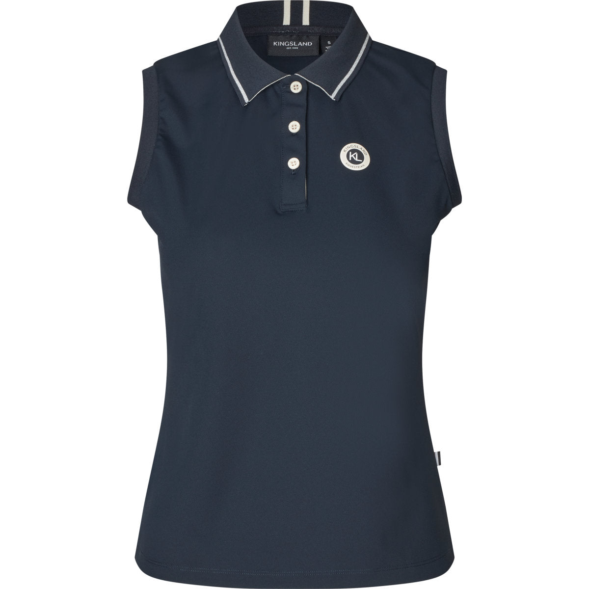 Kingsland Poloshirt KLLaura Senza Maniche Navy