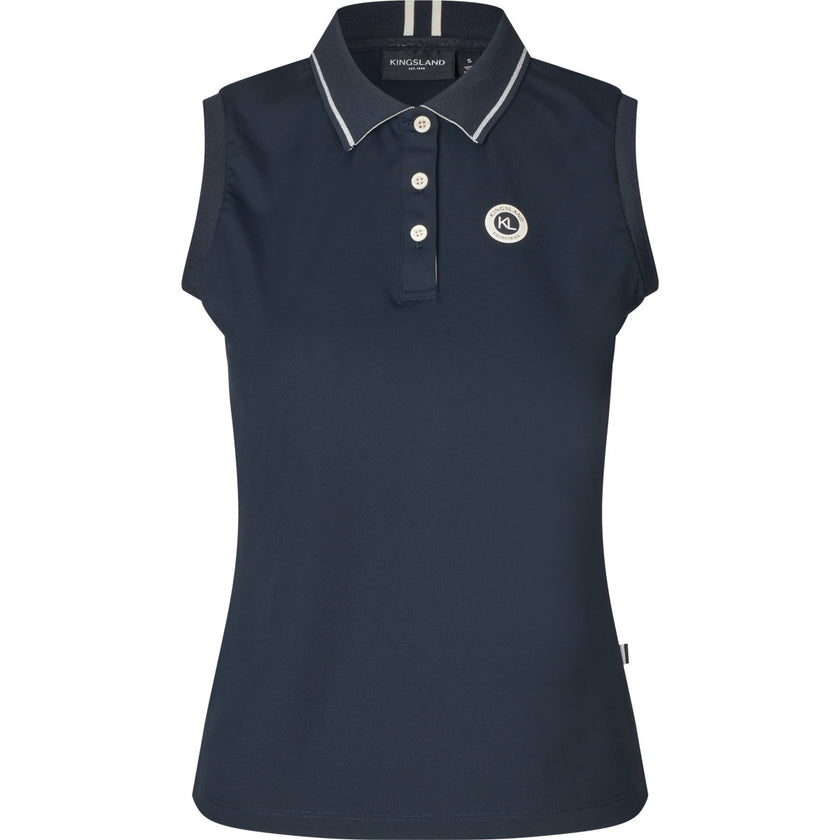 Kingsland Poloshirt KLLaura Senza Maniche Navy Kingsland Poloshirt KLLaura Senza Maniche Navy