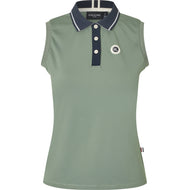 Kingsland Poloshirt KLLaura Senza Maniche Green Agave