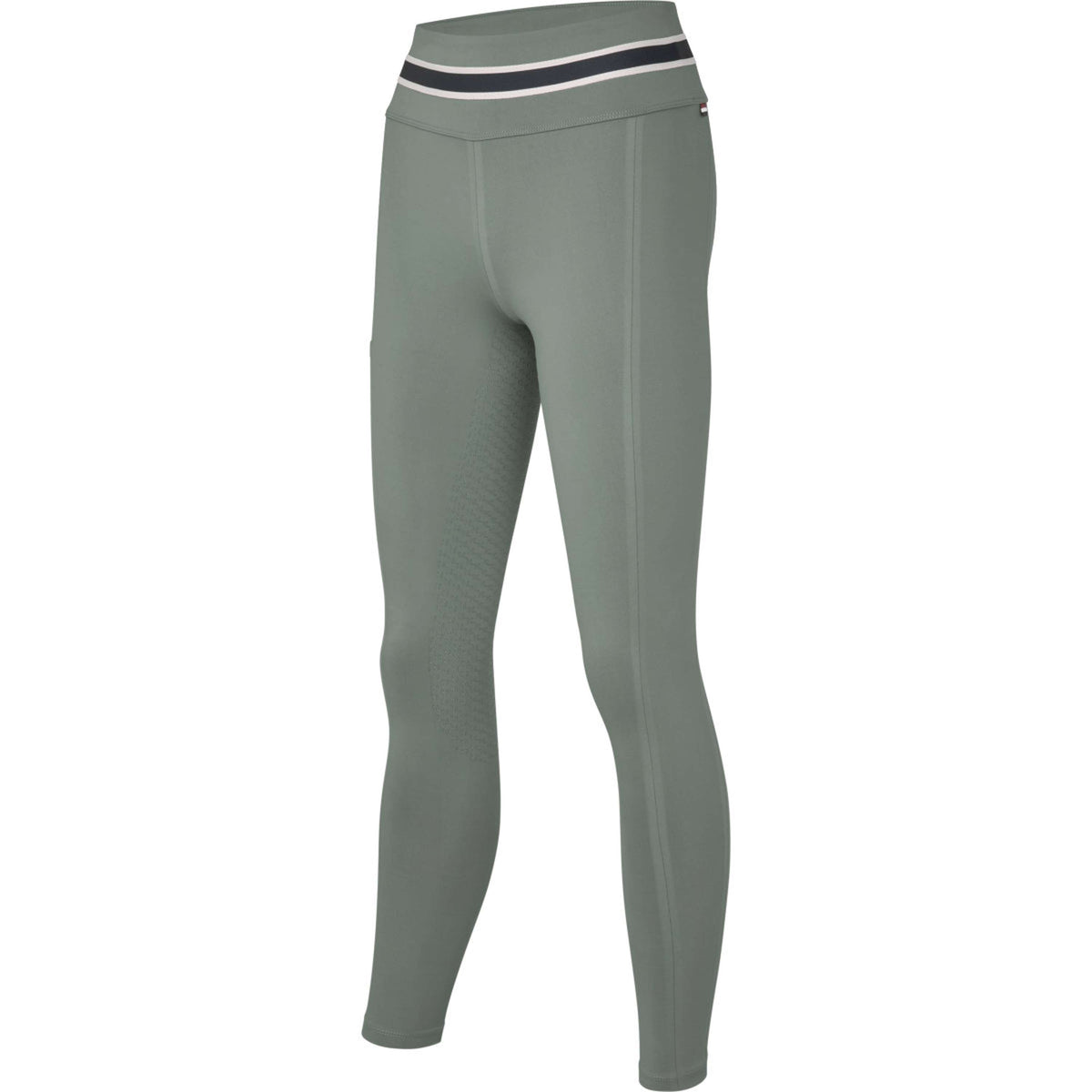 Kingsland Leggings da Equitazione KLLaura Full Grip Green Agave