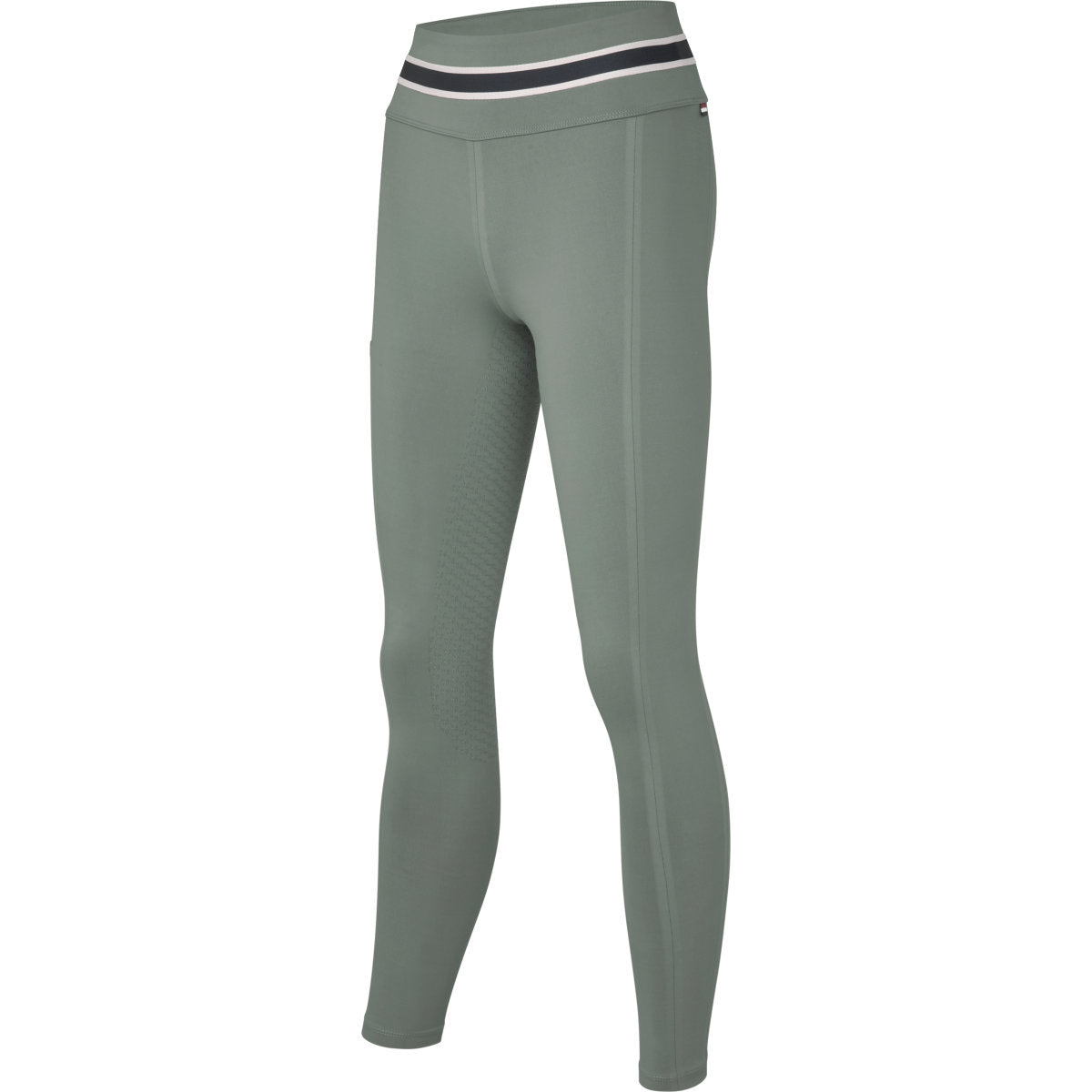 Kingsland Leggings da Equitazione KLLaura Full Grip Green Agave