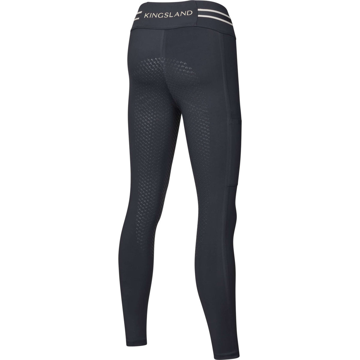 Kingsland Leggings da Equitazione KLLaura Full Grip Navy