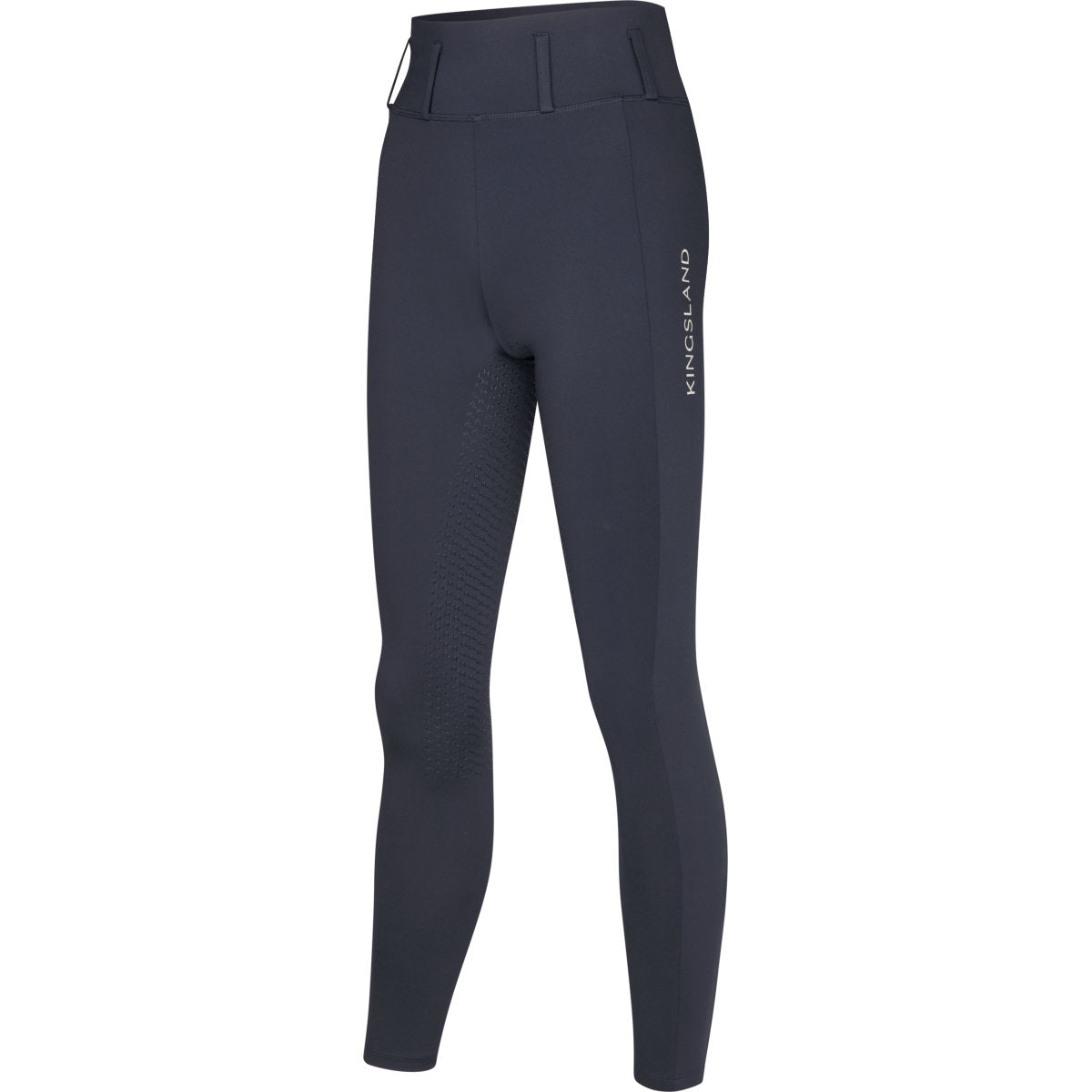 Kingsland Leggings da Equitazione KLLeann F-Tec 5 Full Grip Navy