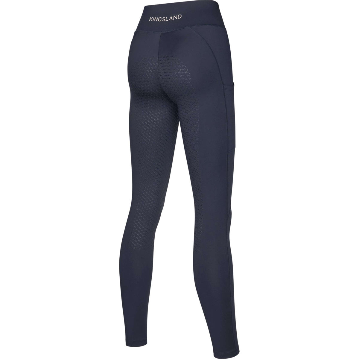 Kingsland Leggings da Equitazione KLLorella F-Tec 5 Full Grip Navy