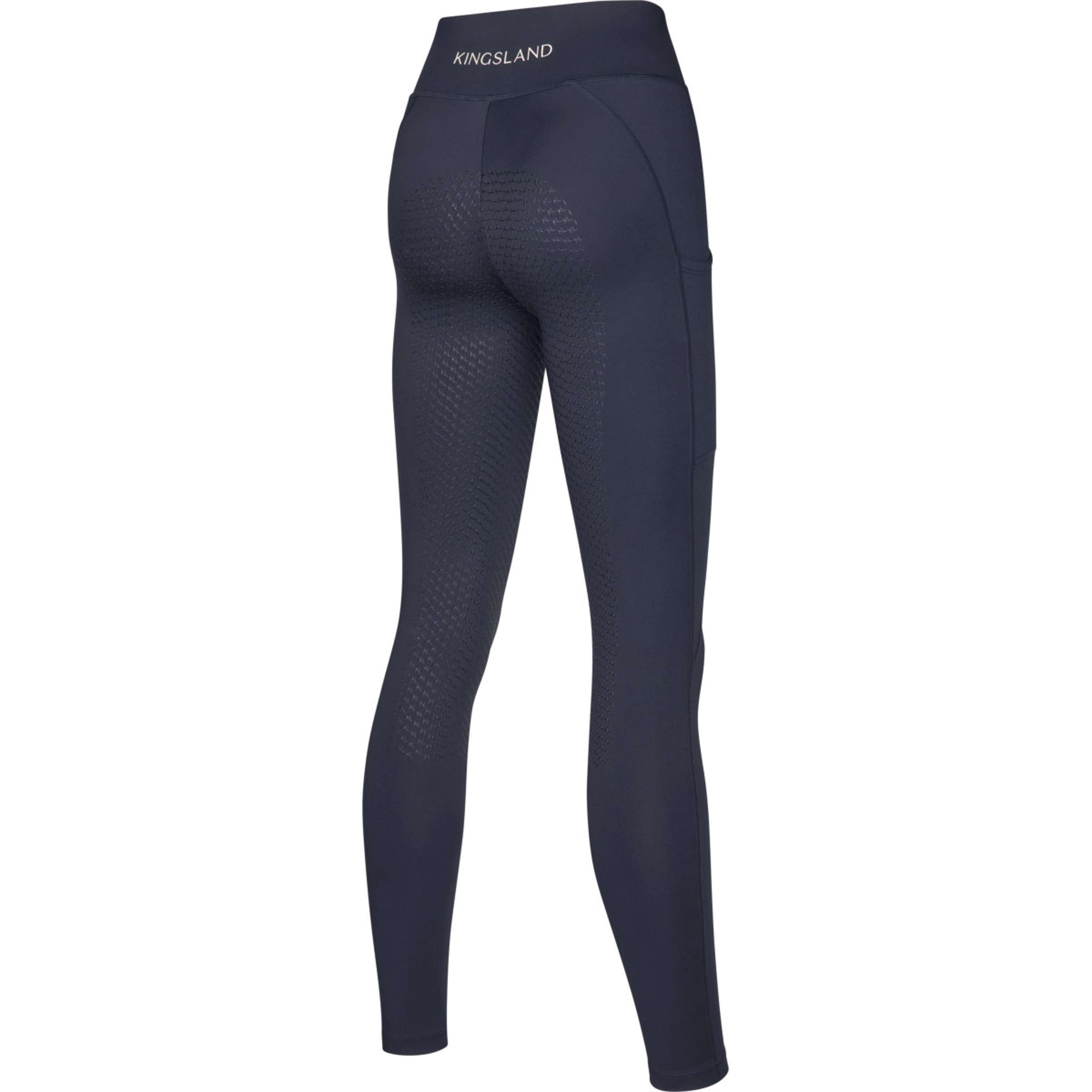 Kingsland Leggings da Equitazione KLLorella F-Tec 5 Full Grip Navy