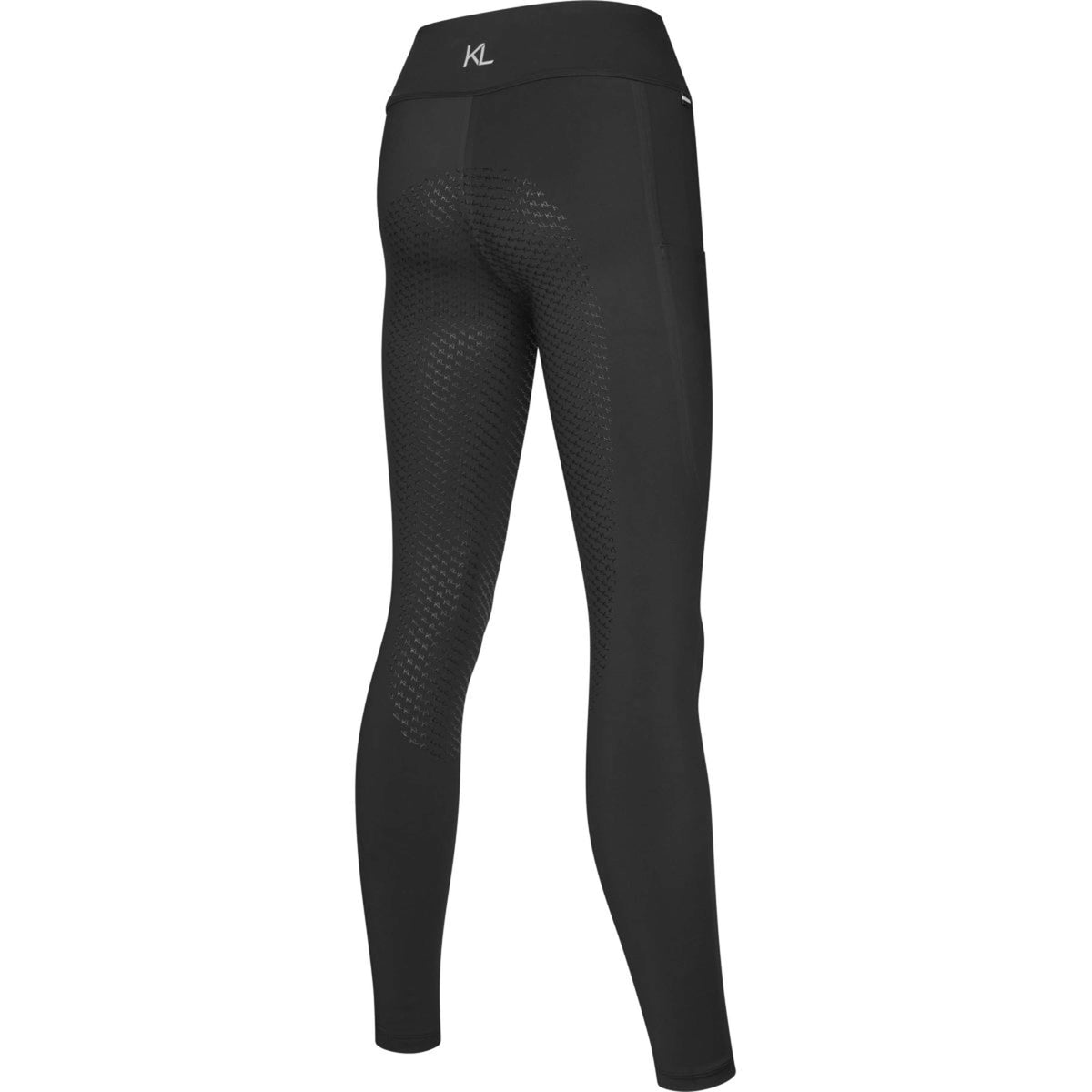 Kingsland Leggings da Equitazione KLLouisa Idrorepellente Full Grip Nero