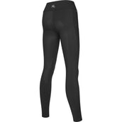 Kingsland Leggings da Equitazione KLLouisa Idrorepellente Full Grip Nero