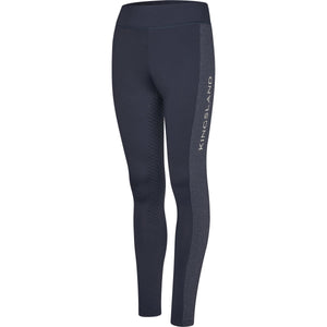 Kingsland Leggings da Equitazione KLLinda Junior F-Tec 5 Full Grip Navy