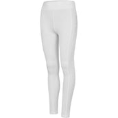 Kingsland Leggings da Equitazione KLLily Junior F-Tec 5 Full Grip Bianco