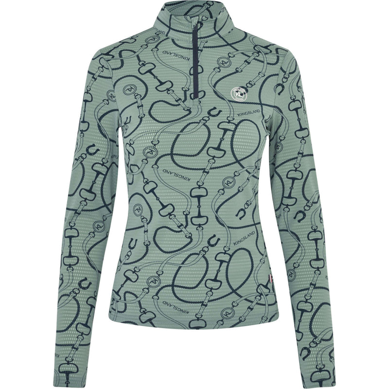 Kingsland Maglietta da allenamento KLLarissa Green Agave