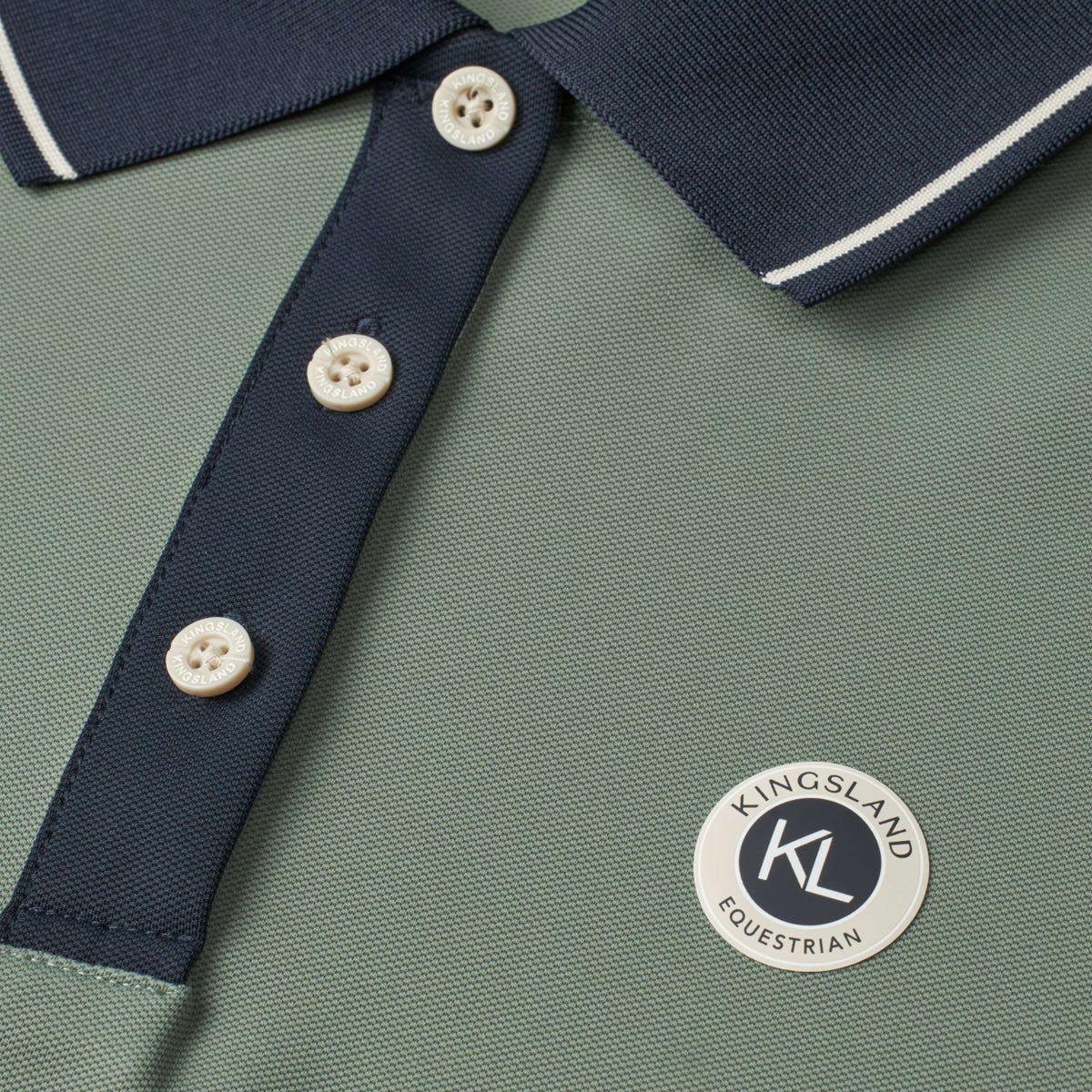 Kingsland Poloshirt KLLorenzo Uomini Green Agave