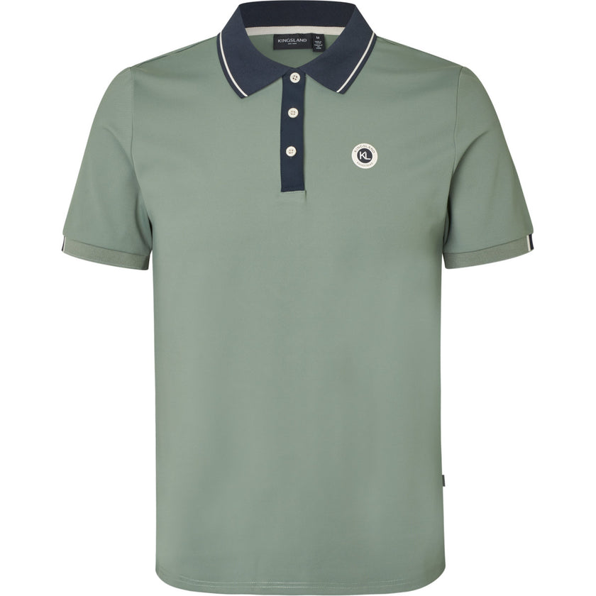 Kingsland Poloshirt KLLorenzo Uomini Green Agave