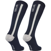 Kingsland Calze da Equitazione KLLaura Coolmax Confezione da 2 Navy