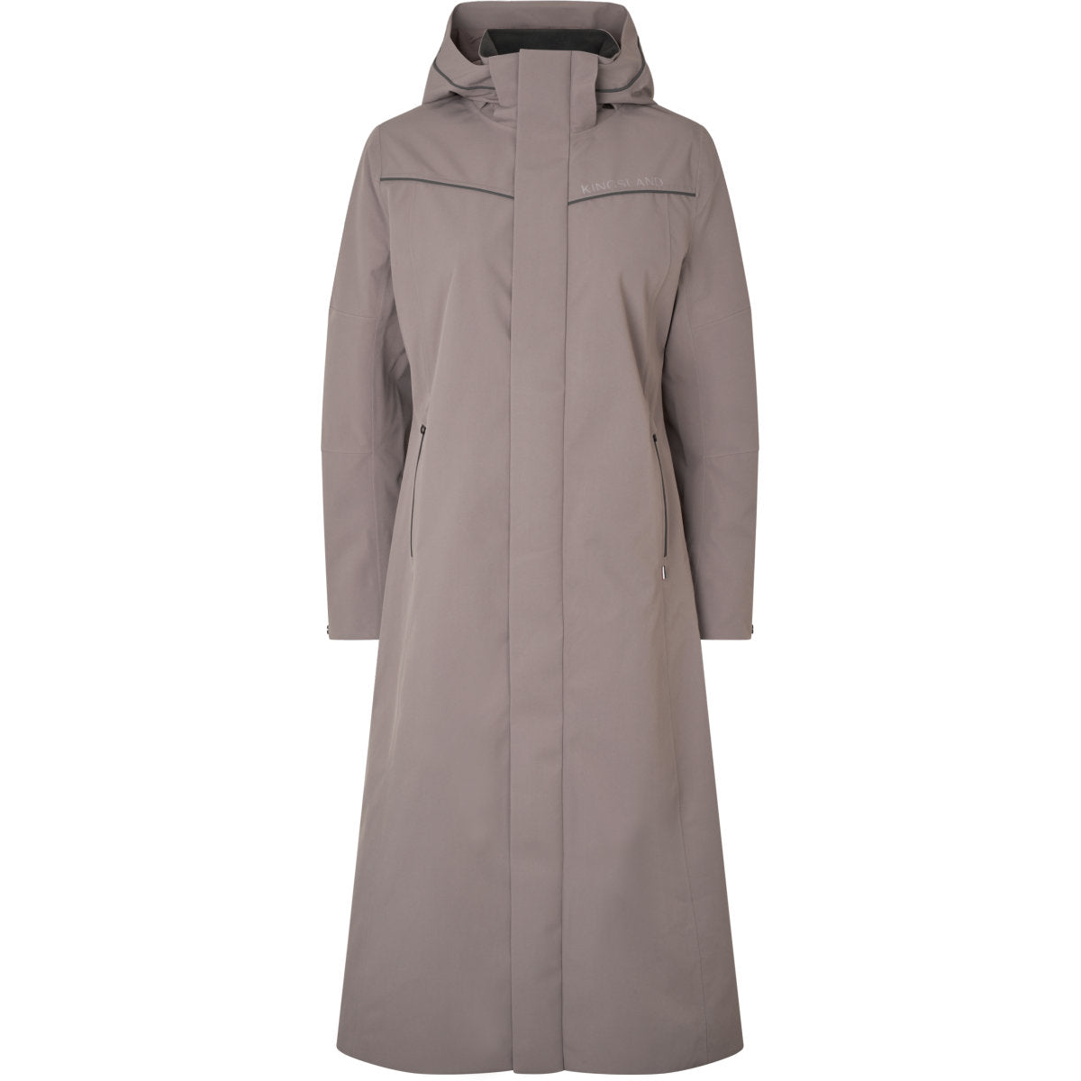 Kingsland Cappotto Lungo KLLucia Impermeabile Brown Iron