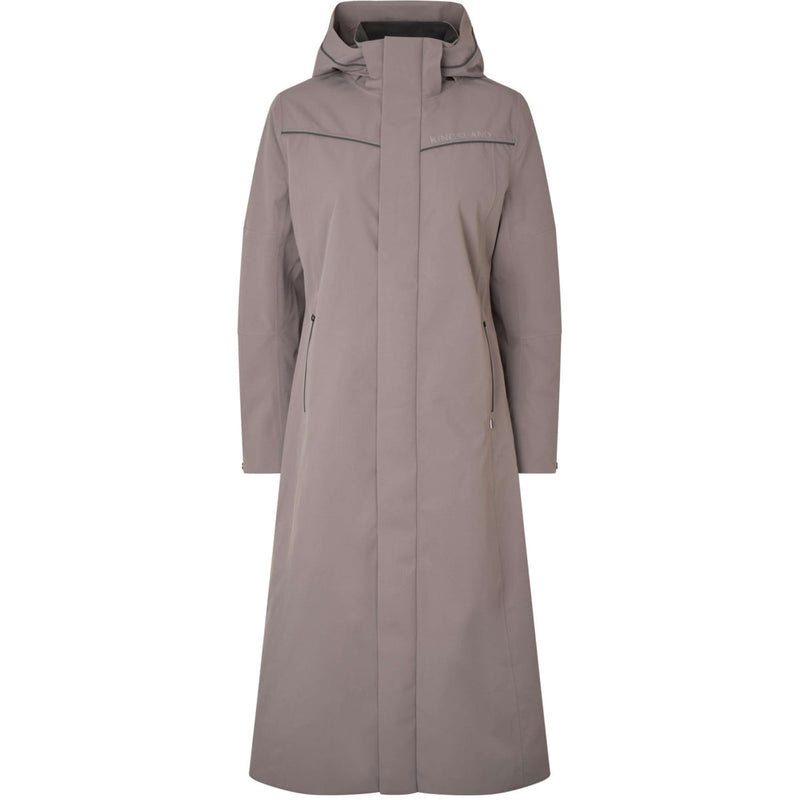 Kingsland Cappotto Lungo KLLucia Impermeabile Brown Iron