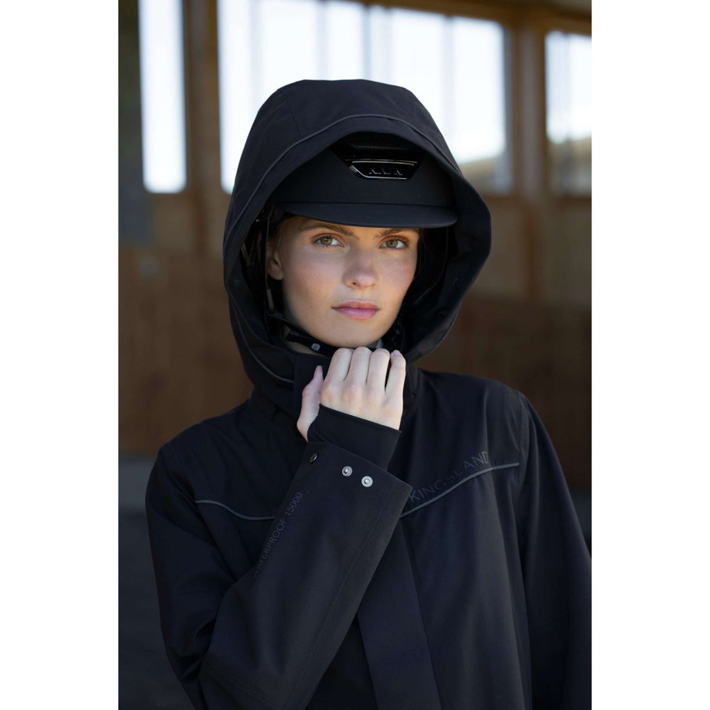 Kingsland Cappotto Lungo KLLucia Impermeabile Nero
