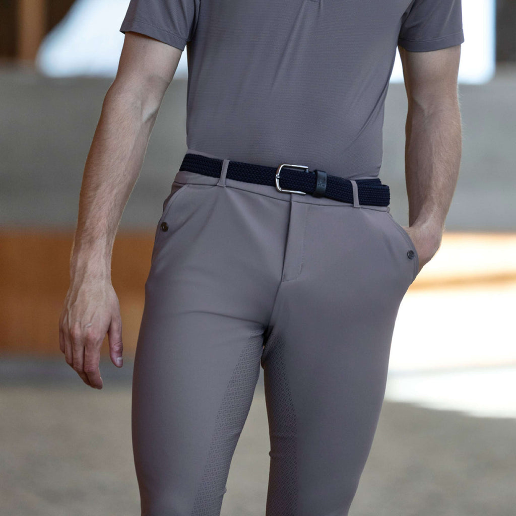 Kingsland Pantaloni da Equitazione KLKoa Seamless Full Grip Brown Iron