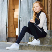 Kingsland Leggings da Equitazione KLLinda Junior F-Tec 5 Full Grip Navy