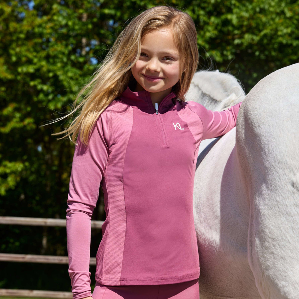 Kingsland Maglietta da allenamento KLLinda Junior Heather Rose